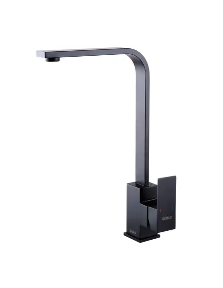 Смеситель для кухни Globus Lux Sicilia SBQ-203S-BB, нержавеющая сталь, черный - 1