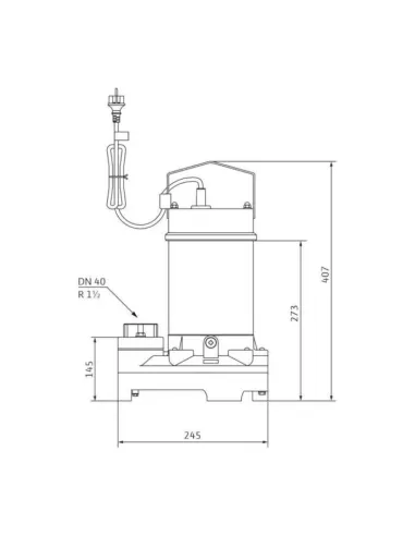 Дренажный насос Wilo TS 40/10 A 3 0.55 кВт - 2