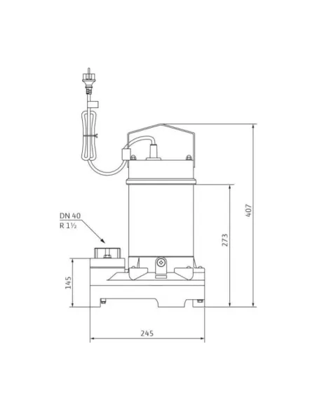 Дренажный насос Wilo TS 40/10 A 3 0.55 кВт - 2
