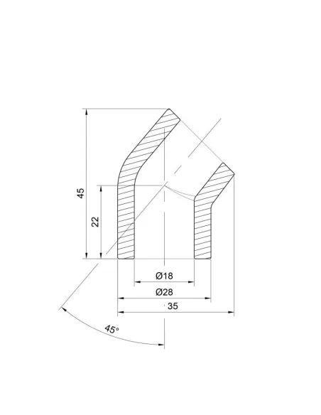 Уголок 45 для полипропиленовых труб Thermo Alliance 20 мм - 2