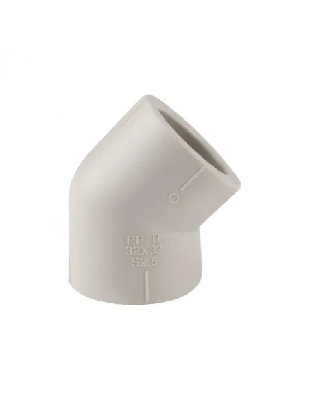 Кутник 45 для поліпропіленових труб Thermo Alliance 32 мм - 3