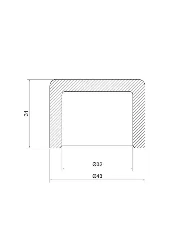 Заглушка для полипропиленовых труб Thermo Alliance 32 мм - 2