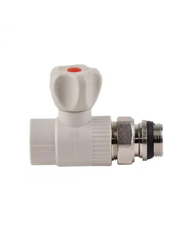 Кран для радиатора полипропиленовый прямой Thermo Alliance 25 х 3/4 дюйма - 3