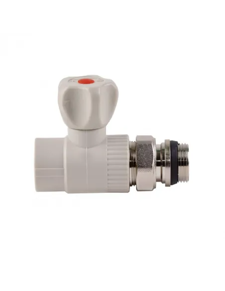 Кран для радиатора полипропиленовый прямой Thermo Alliance 25 х 3/4 дюйма - 3