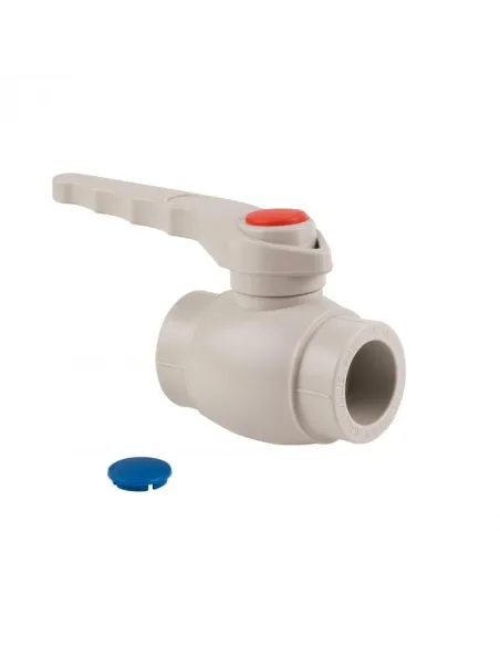 Кран шаровий прямий для поліпропіленових труб Thermo Alliance 32 мм - 1