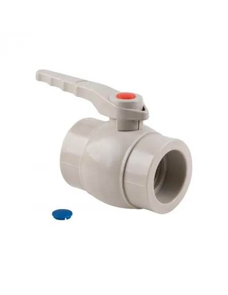 Кран шаровий для поліпропіленових труб Thermo Alliance 63 мм - 1