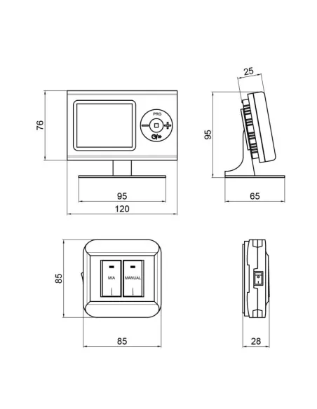 Терморегулятор Thermo Alliance ТА-2402R програмований, радіокерований - 2