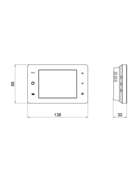 Терморегулятор Thermo Alliance ТА-2701WiFi программируемый, сенсорный с WiFi - 2
