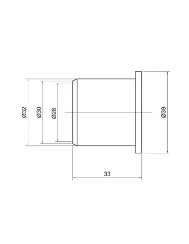 Заглушка для внутренней канализации TA Sewage 32 мм - 2