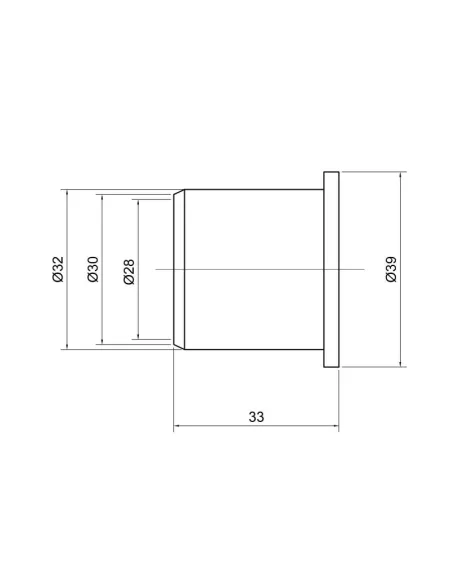 Заглушка для внутренней канализации TA Sewage 32 мм - 2