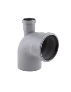 Коліно для внутрішньої каналізації TA Sewage 110 х 110 х 90 з відведенням догори 50 мм - 1