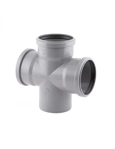 Крестовина для внутренней канализации TA Sewage 110 х 110 х 110 х 110 х 90 - 1