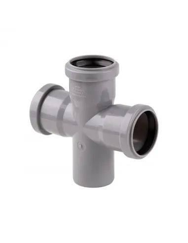 Крестовина для внутренней канализации TA Sewage 50 х 50 х 50 х 50 х 90 - 3