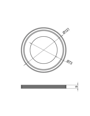 Манжет для унітазу пелюсток TA Sewage - 2