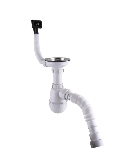 Сифон для кухонного миття Waterstal А - 4007 з переливом, 1/2 дюйма - 1