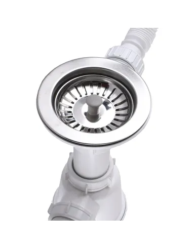 Сифон для кухонного миття Waterstal А - 4007 з переливом, 1/2 дюйма - 3