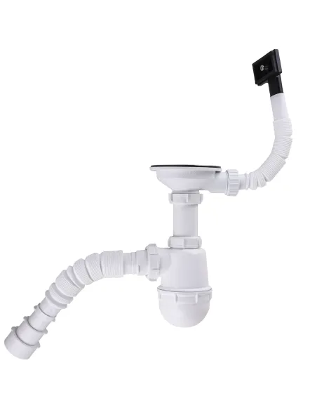 Сифон для кухонного миття Waterstal А - 4007 з переливом, 1/2 дюйма - 4