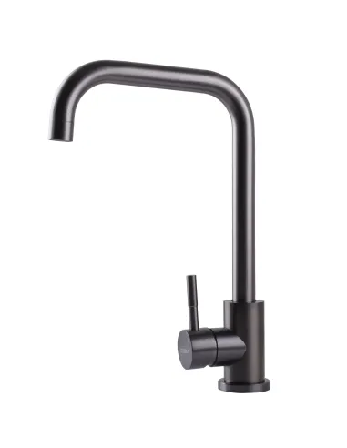 Смеситель для кухни Globus Lux Alpen SBT1-203L-GP нержавеющая сталь, графит - 6