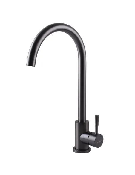 Смеситель для кухни Globus Lux Alpen SBT1-203S-GP нержавеющая сталь, графит - 1