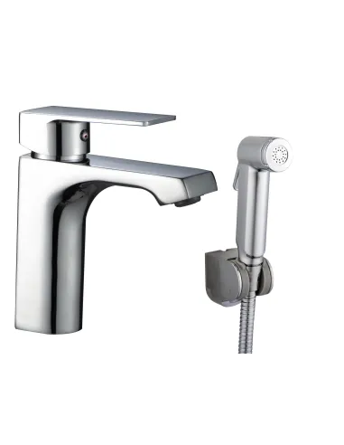 Змішувач для раковини з гігієнічним душем Domino Dionis DDD-222 - 2