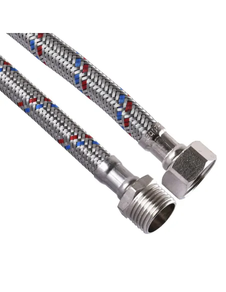 Шланг для підведення води Eco Fix EPDM НВ нержавіюча сталь, 1,0 м - 1