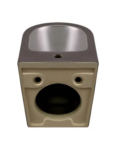 Биде подвесное Q-Тap Scorpio Matt Black QT1455053FMB, 515x360x345 мм - 4