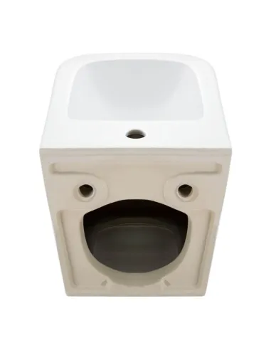 Біде підвісне Q-Tap Tern White QT1755052FW, 485x345x330 мм - 4