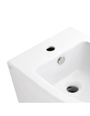 Биде подвесное Q-Тap Robin QT1355046FW White, 325х375х495 мм - 5