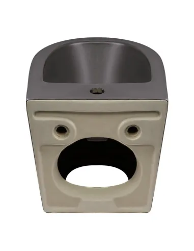 Биде подвесное Q-Тap Robin QT1355046FMB Matt Black, 325х375х495 мм - 4