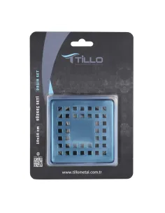 Каналізаційний горизонтальний трап Tillo TM210 100 х 100 мм, сухий затвор трап душовий TILLO TM207 10х10см - 1