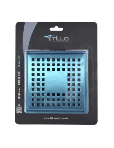 Каналізаційний горизонтальний трап Tillo TM216 150 х 150 мм, сухий затвор трап душовий TILLO TM207 10х10см - 1