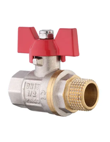 Кран шаровой прямой Solomon НВ КБ B1008 1/2 дюйма - 5