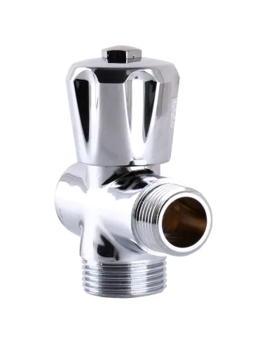 Приборный кран вентильный Solomon А7260 1/2 х 3/4 х 1/2 дюйма - 3
