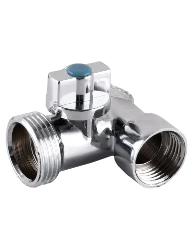 Приборный кран шаровой Solomon A7053 1/2 х 3/4 х 1/2 дюйма - 2