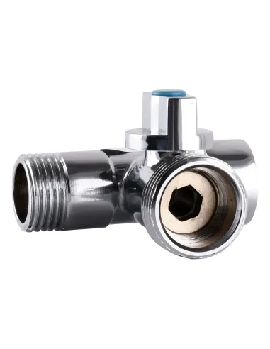 Приборный кран шаровой Solomon A7053 1/2 х 3/4 х 1/2 дюйма - 3