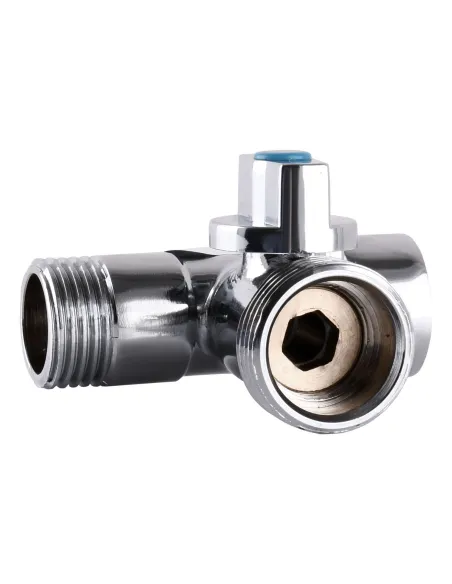 Приборный кран шаровой Solomon A7053 1/2 х 3/4 х 1/2 дюйма - 3 Приборный кран шаровой Solomon A7053 1/2 х 3/4 х 1/2 дюйма - 3