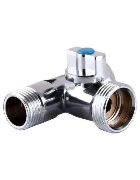 Приборный кран шаровой Solomon A7053 1/2 х 3/4 х 1/2 дюйма - 4 Приборный кран шаровой Solomon A7053 1/2 х 3/4 х 1/2 дюйма - 4