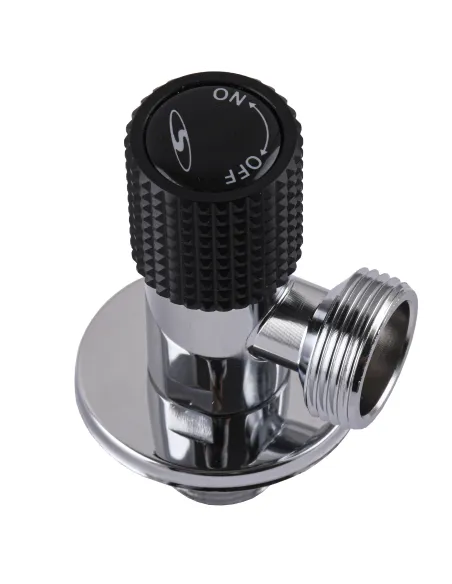 Приладовий кран кульовий Solomon Exclusive 989 Black 1/2 х 3/4 дюйма - 3