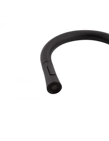 Змішувач для кухні з висувним виливом Q-Tap Baruska QTBAR9137103UB Black Matt - 6