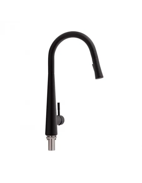Смеситель для кухни с выдвижным изливом Q-Тap Evicka QTEVI9135103UB Black Matt - 1