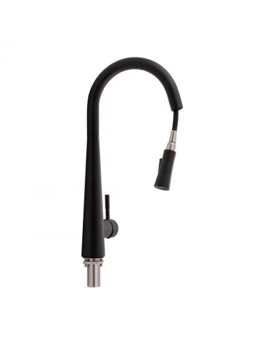 Смеситель для кухни с выдвижным изливом Q-Тap Evicka QTEVI9135103UB Black Matt - 3