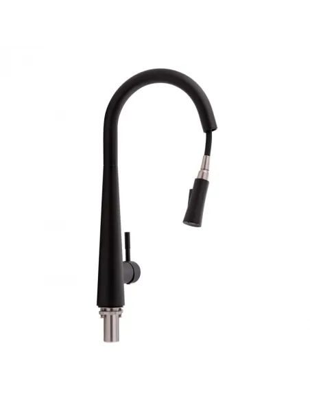 Смеситель для кухни с выдвижным изливом Q-Тap Evicka QTEVI9135103UB Black Matt - 3