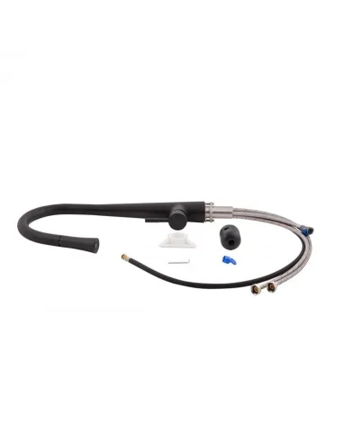 Смеситель для кухни с выдвижным изливом Q-Тap Evicka QTEVI9135103UB Black Matt - 8