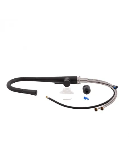 Смеситель для кухни с выдвижным изливом Q-Тap Evicka QTEVI9135103UB Black Matt - 8