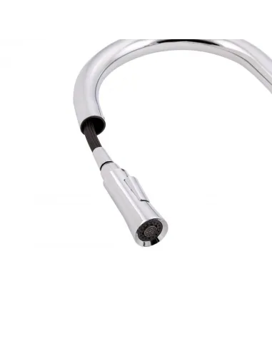 Змішувач для кухні з висувним виливом Q-Tap Evicka QTEVI9135103UC Chrome - 7