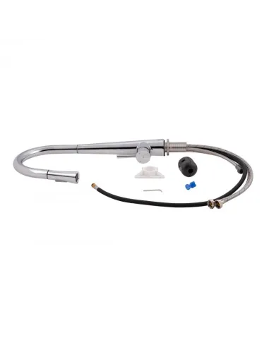 Змішувач для кухні з висувним виливом Q-Tap Evicka QTEVI9135103UC Chrome - 8