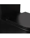 Унітаз безободковий компакт Q-Тap Robin QT13222141ARMB, сидіння Soft-close - 16