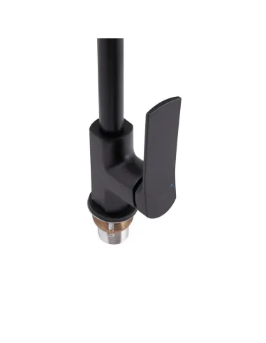 Змішувач для кухні з латуні Q-Tap Slavonice QTSLA9042103UB Black Matt - 3