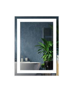 Зеркало для ванной комнаты Unio MRR-01 SQR-AA-H 600 x 800 LED FL с подогревом - 1