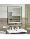 Зеркало для ванной комнаты Unio MRR-01 SQR-AA-H 700 x 800 LED FL с подогревом - 2